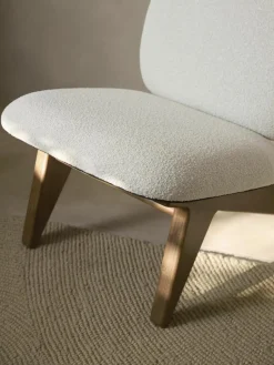 Bouclé loungefauteuil Shenay^Westwing Collection Best