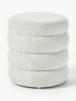 Bouclé poef Alto^Westwing Collection Discount