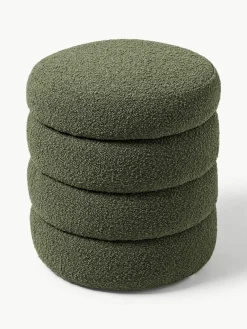 Bouclé poef Alto met opbergruimte^Westwing Collection Online
