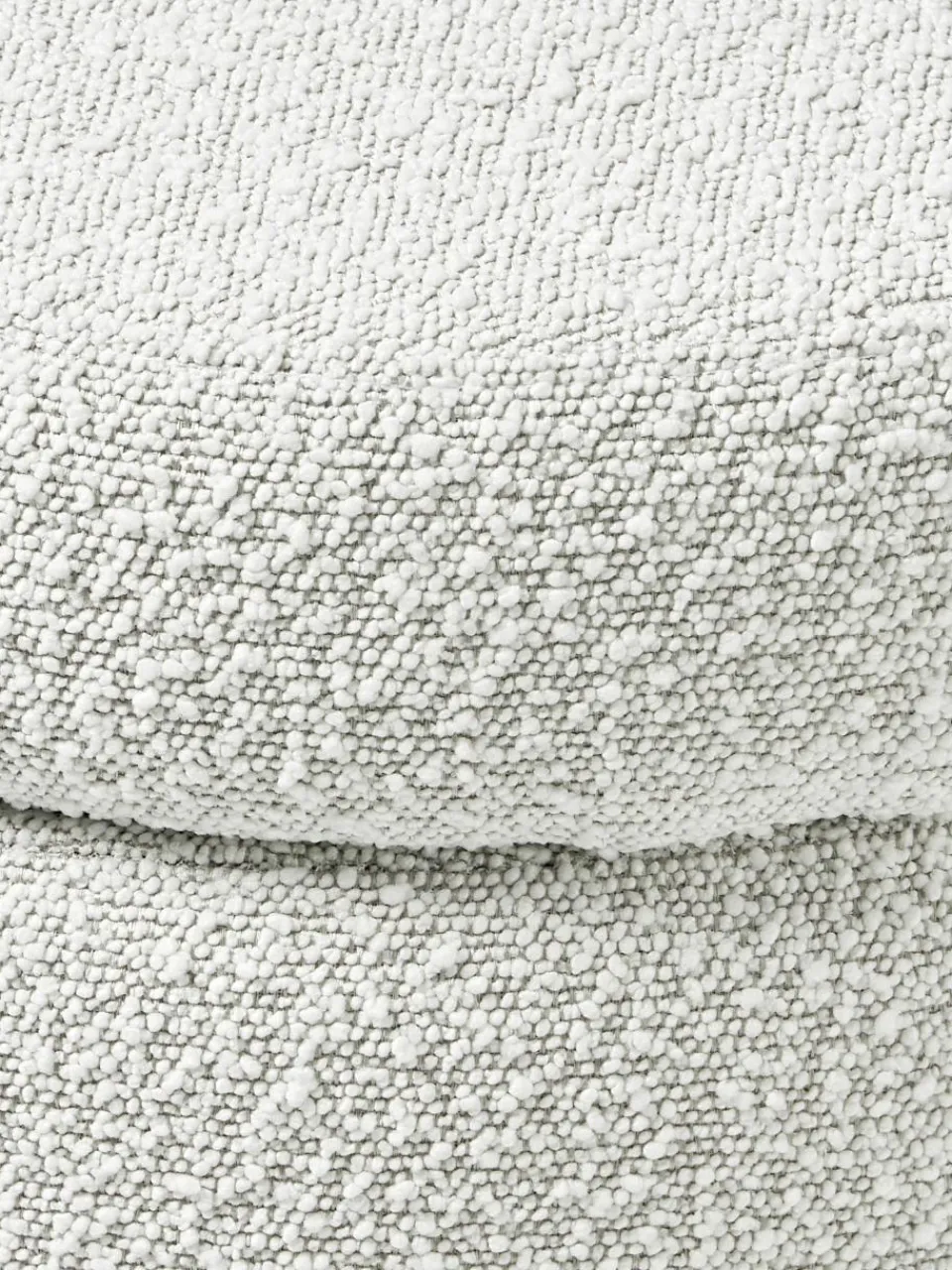 Bouclé poef Alto met opbergruimte^Westwing Collection Outlet
