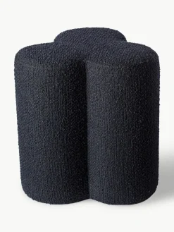Bouclé poef Clover^Pols Potten New