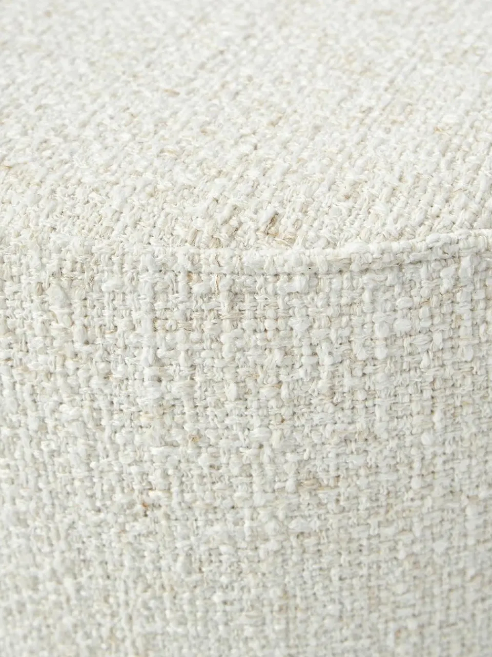 Bouclé poef Orchid^Westwing Collection Fashion