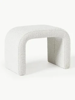 Bouclé poef Penelope^Westwing Collection Clearance