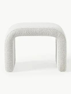 Bouclé poef Penelope^Westwing Collection Clearance
