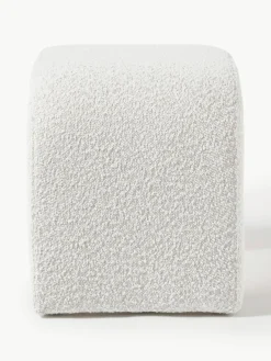 Bouclé poef Penelope^Westwing Collection Clearance