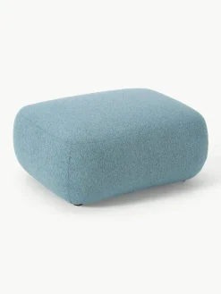 Bouclé poef Sofia^Westwing Collection Outlet