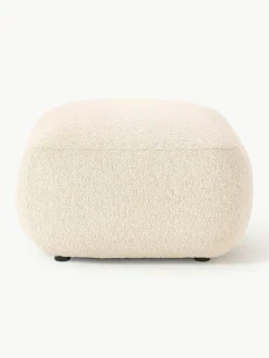 Bouclé poef Sofia^Westwing Collection Discount