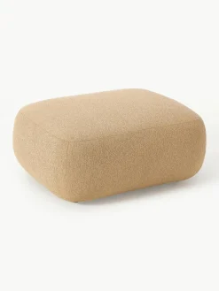 Bouclé poef Sofia^Westwing Collection New