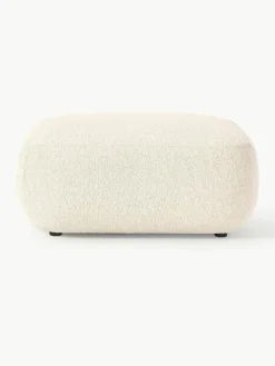 Bouclé poef Sofia^Westwing Collection New