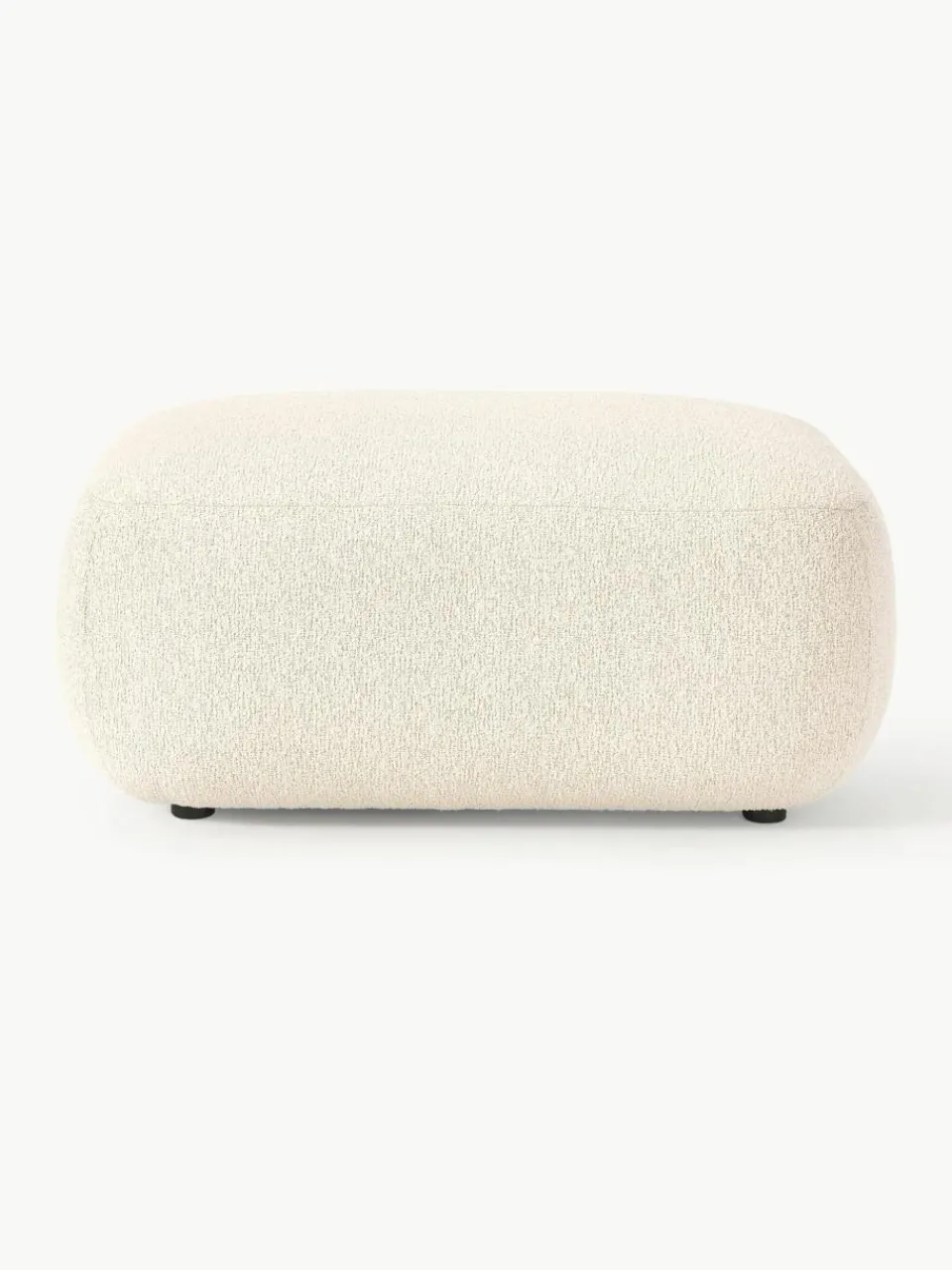 Bouclé poef Sofia^Westwing Collection New