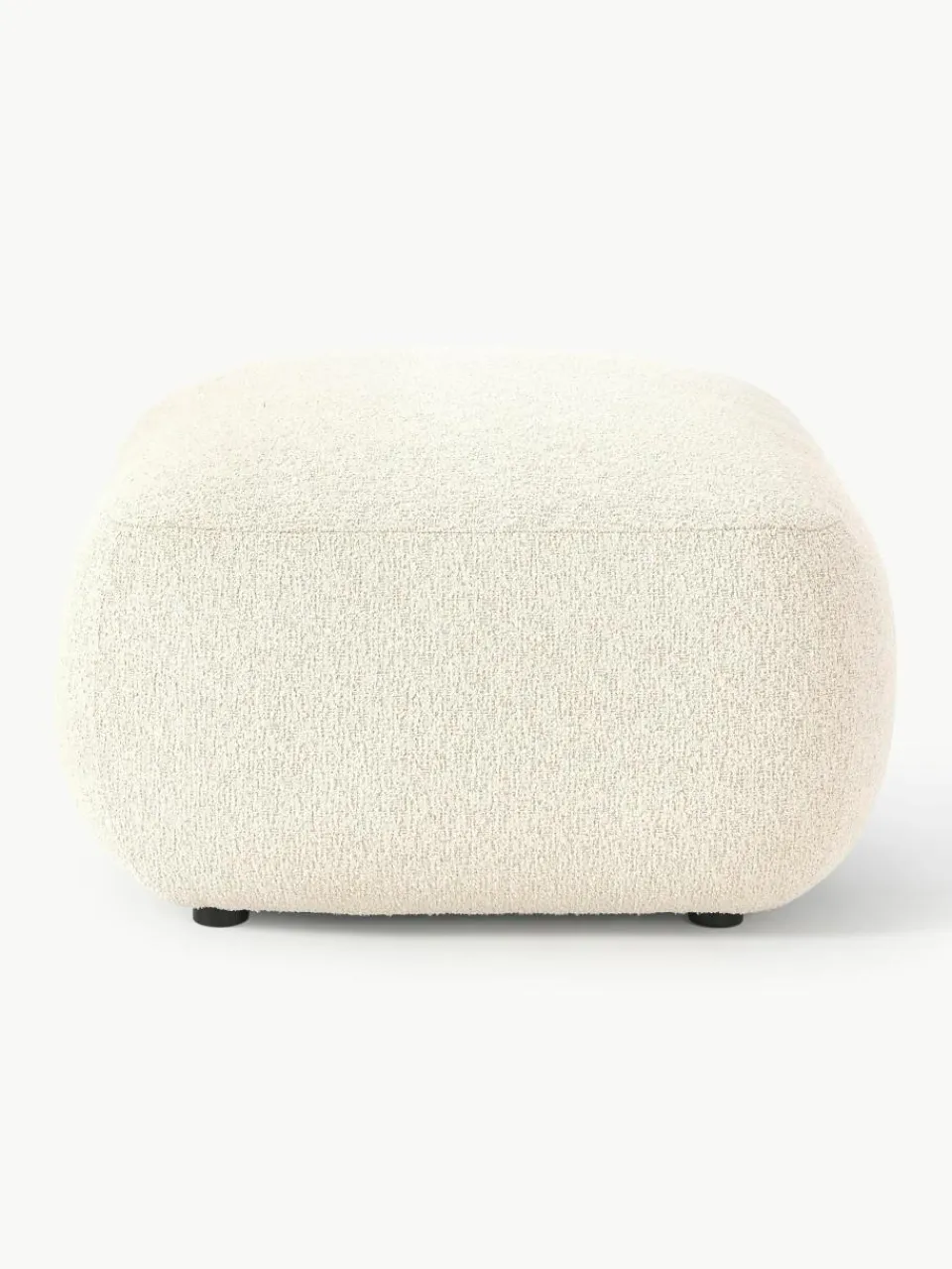 Bouclé poef Sofia^Westwing Collection New