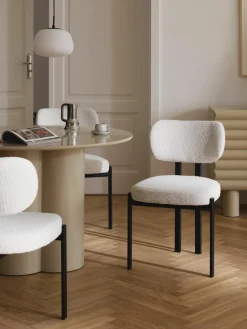 Bouclé stoel Adrien^Westwing Collection Hot
