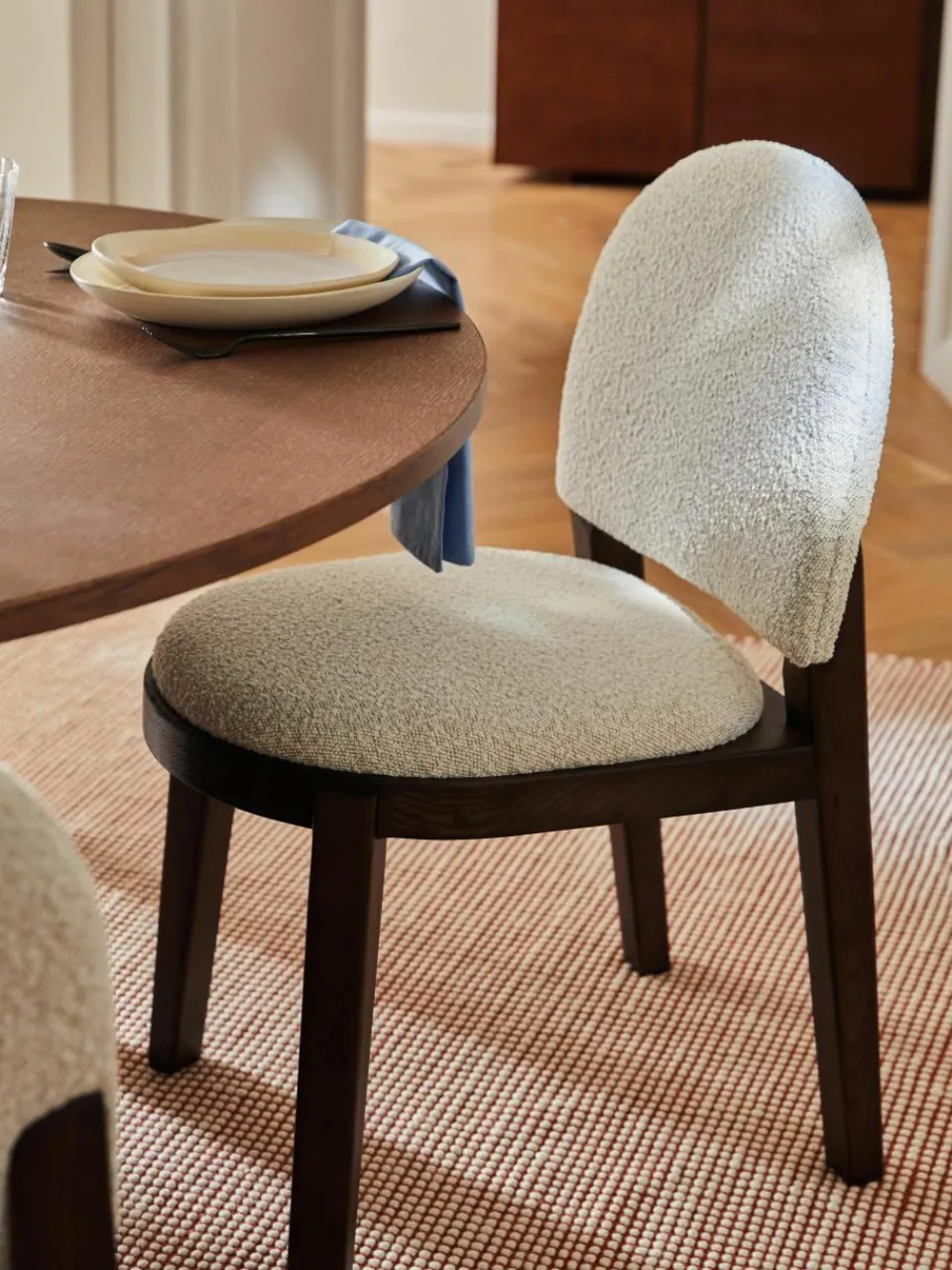 Bouclé stoel Neelia^Westwing Collection Sale