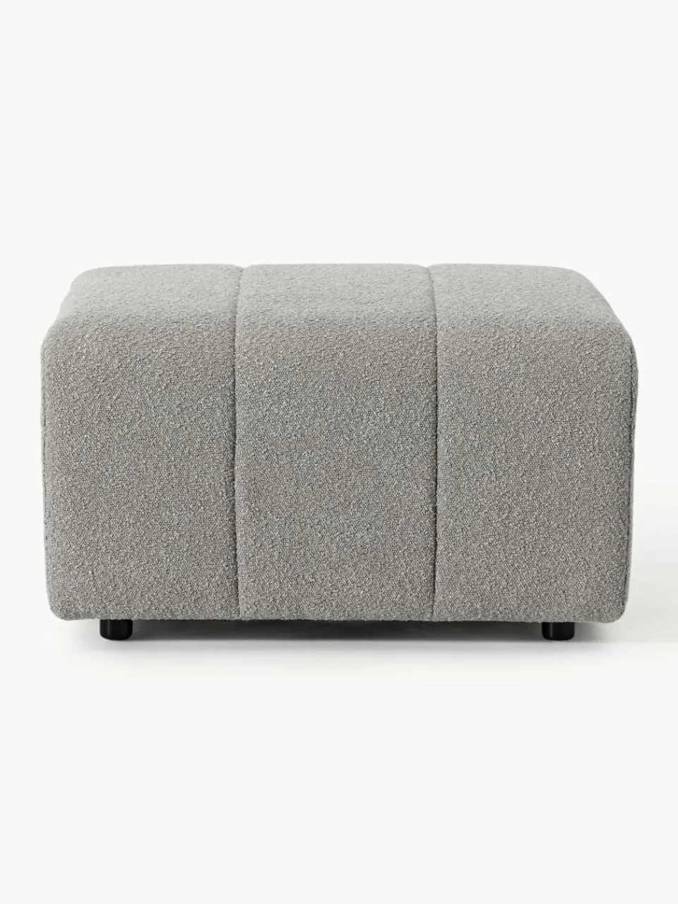 Bouclé voetenbank Lena^Westwing Collection Clearance