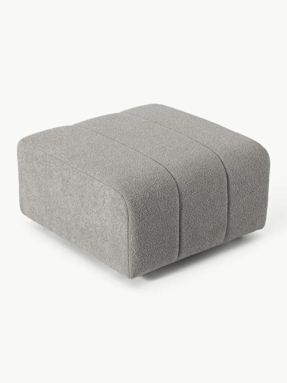 Bouclé voetenbank Lena^Westwing Collection Clearance