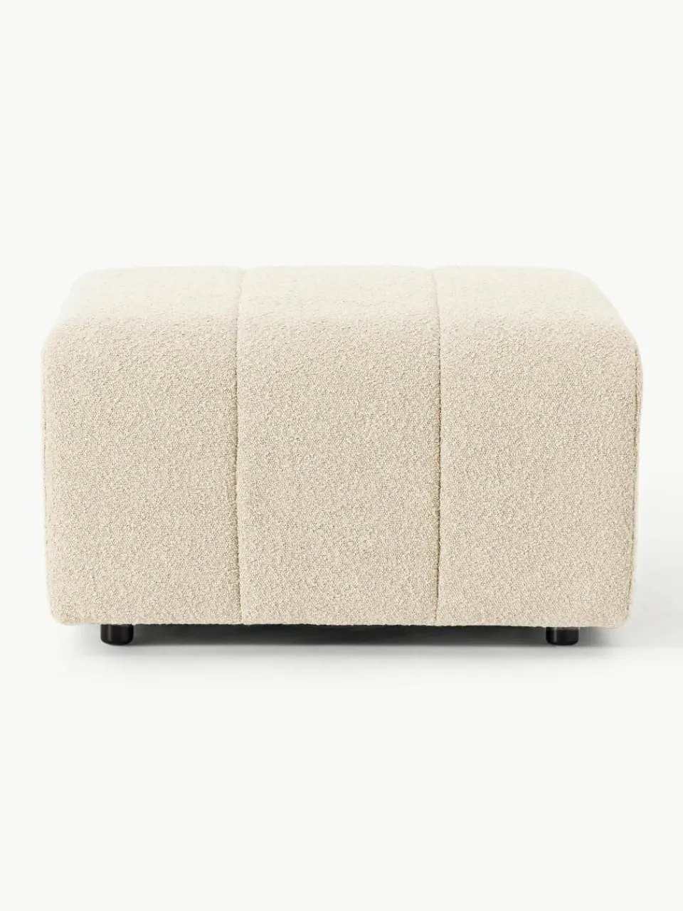 Bouclé voetenbank Lena^Westwing Collection Fashion