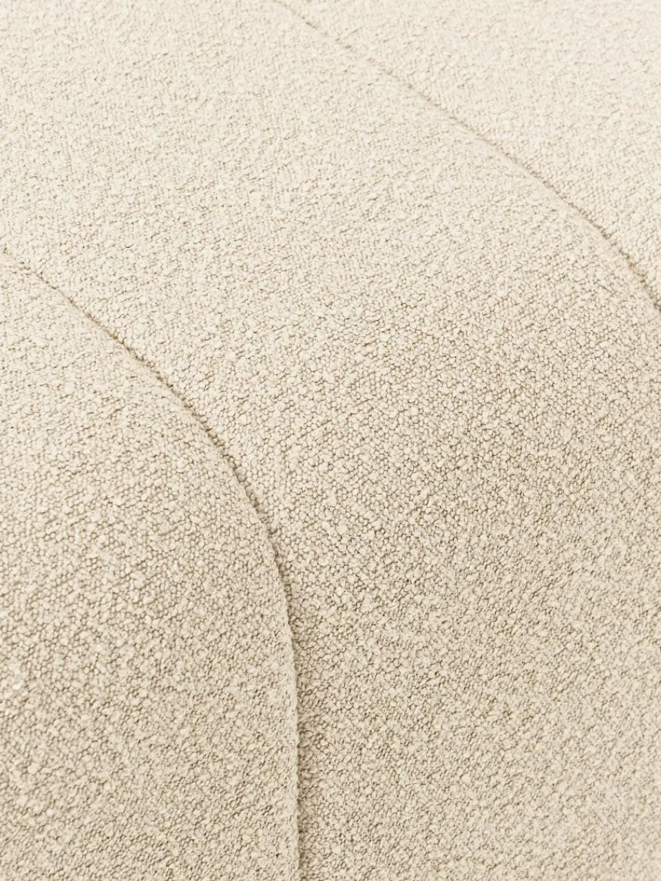 Bouclé voetenbank Lena^Westwing Collection Fashion