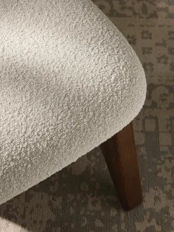 Bouclé zitkruk Shenay^Westwing Collection New