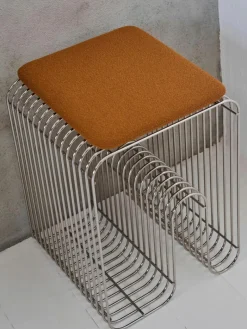 Bouclé zitkussen Curva voor krukjes^AYTM Discount