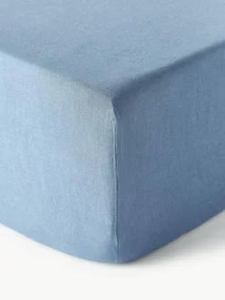 Boxspring hoeslaken Airy, gewassen linnen^Westwing Collection Sale