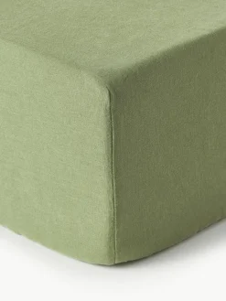 Boxspring hoeslaken Airy, gewassen linnen^Westwing Collection Hot