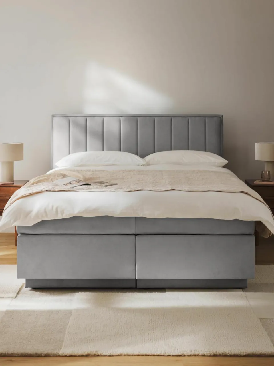Boxspringbed Livia met opbergruimte^Westwing Collection Outlet