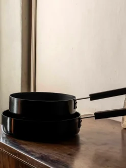 Braadpan Black met antiaanbaklaag, in verschillende formaten^knIndustrie New