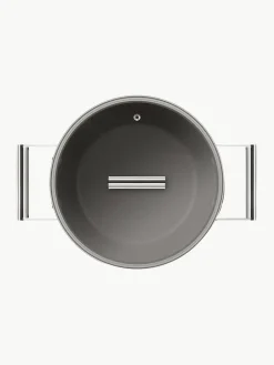 Braadpan 50's Style met deksel en antiaanbaklaag^Smeg Outlet