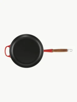 Braadpan Signature Collection uit gietijzer met houten handvat^LE CREUSET Best