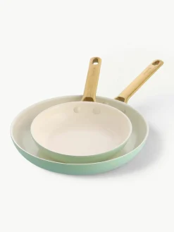 Braadpannen Padova met antiaanbaklaag, set van 2^GreenPan Sale
