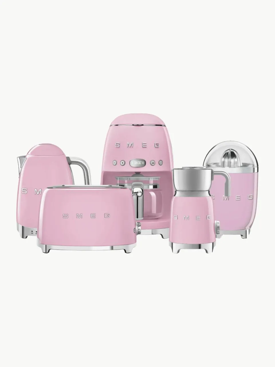 Broodrooster 50's Style met lange sleuf^Smeg Discount