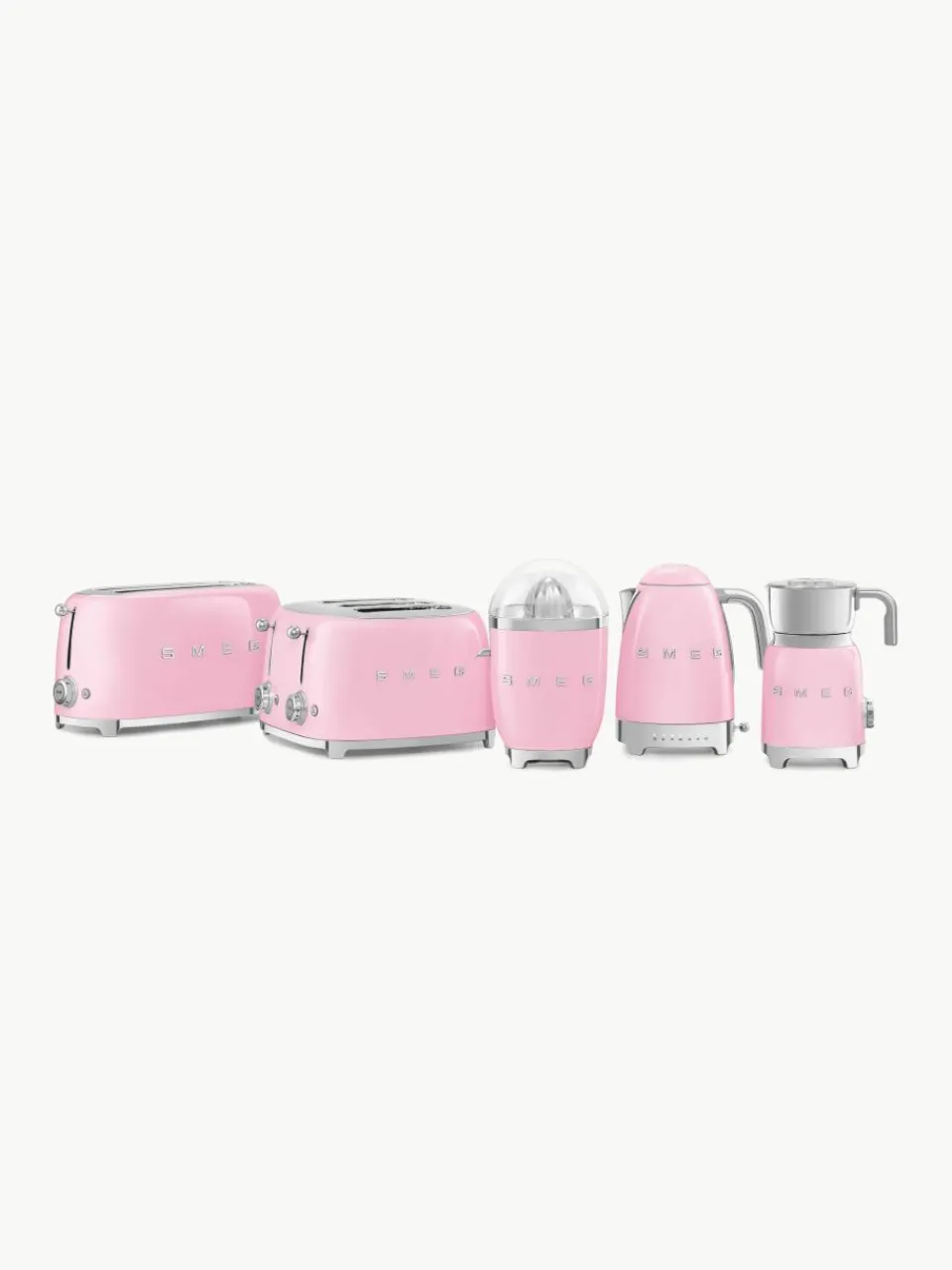 Broodrooster 50's Style met lange sleuf^Smeg Discount