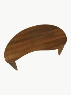 Bureau Feve van walnoothout in organische vorm^ferm LIVING New