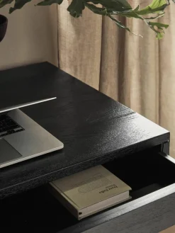 Bureau Luca van mangohout met lades^Westwing Collection Fashion