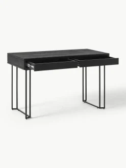 Bureau Luca van mangohout met lades^Westwing Collection Fashion