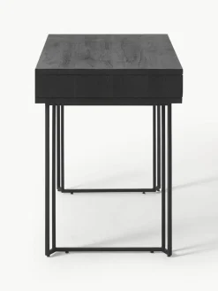 Bureau Luca van mangohout met lades^Westwing Collection Fashion