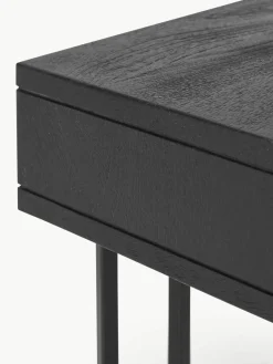 Bureau Luca van mangohout met lades^Westwing Collection Fashion