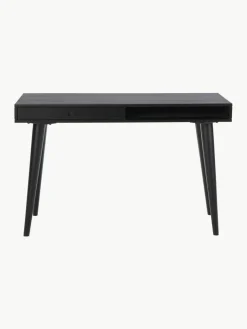 Bureau Tova van massief hout met lades^Westwing Collection Best