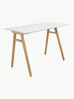 Bureau Vojens met wit tafelblad^Westwing Outlet