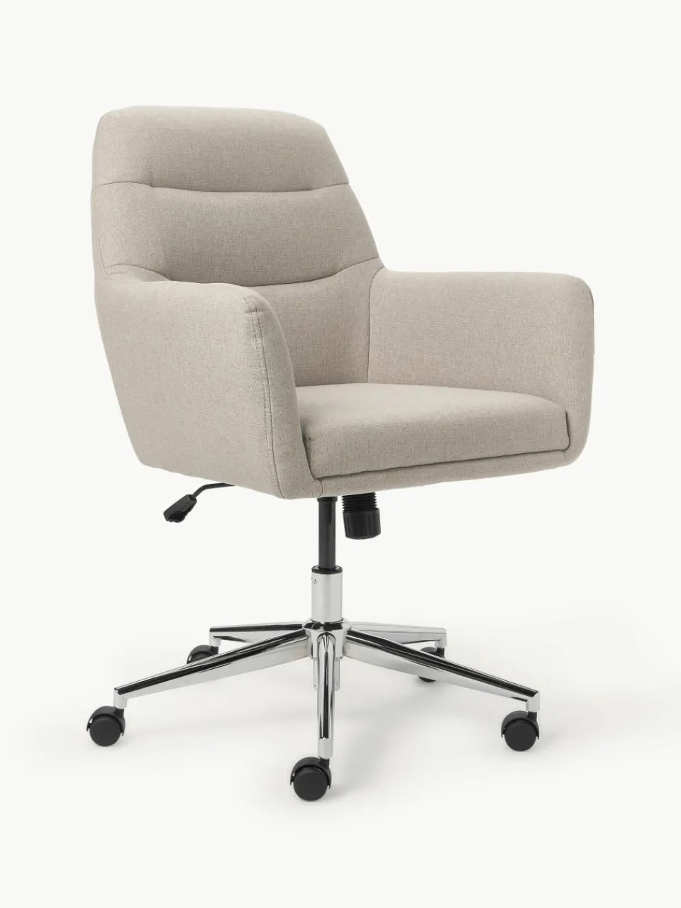 Bureaustoel Benson met armleuning, in hoogte verstelbaar^Westwing Collection Hot