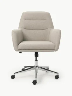 Bureaustoel Benson met armleuning, in hoogte verstelbaar^Westwing Collection Hot