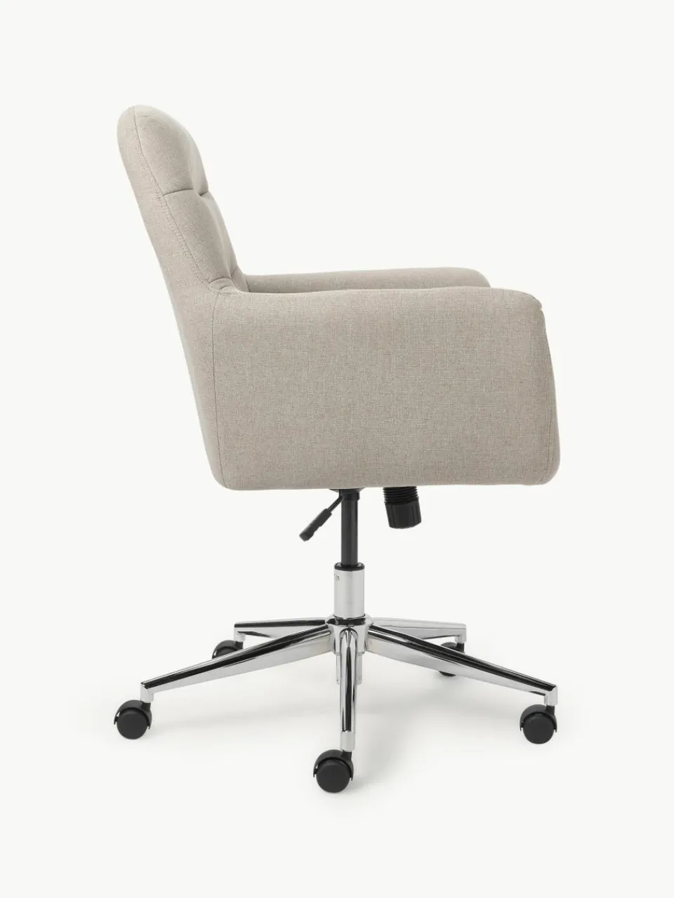 Bureaustoel Benson met armleuning, in hoogte verstelbaar^Westwing Collection Hot