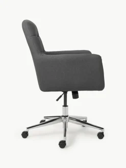Bureaustoel Benson met armleuning, in hoogte verstelbaar^Westwing Collection Online