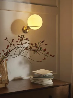 Carey glazen bol wandlamp^Westwing Collection Fashion