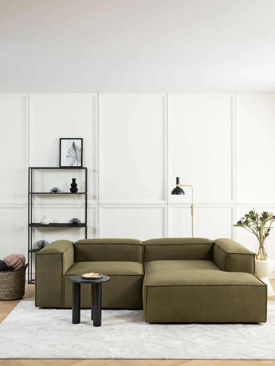 Chaise longue hoekmodule Lennon^Westwing Collection Hot