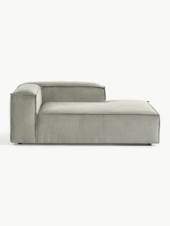 Chaise longue hoekmodule Lennon van corduroy^Westwing Collection Best