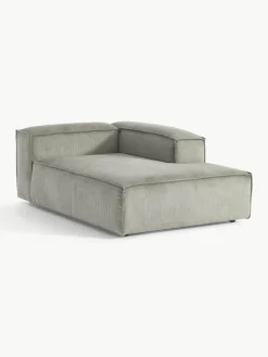 Chaise longue hoekmodule Lennon van corduroy^Westwing Collection Best