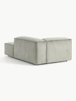 Chaise longue hoekmodule Lennon van corduroy^Westwing Collection Best
