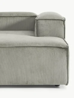 Chaise longue hoekmodule Lennon van corduroy^Westwing Collection Best