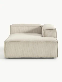Chaise longue hoekmodule Lennon van corduroy^Westwing Collection Clearance